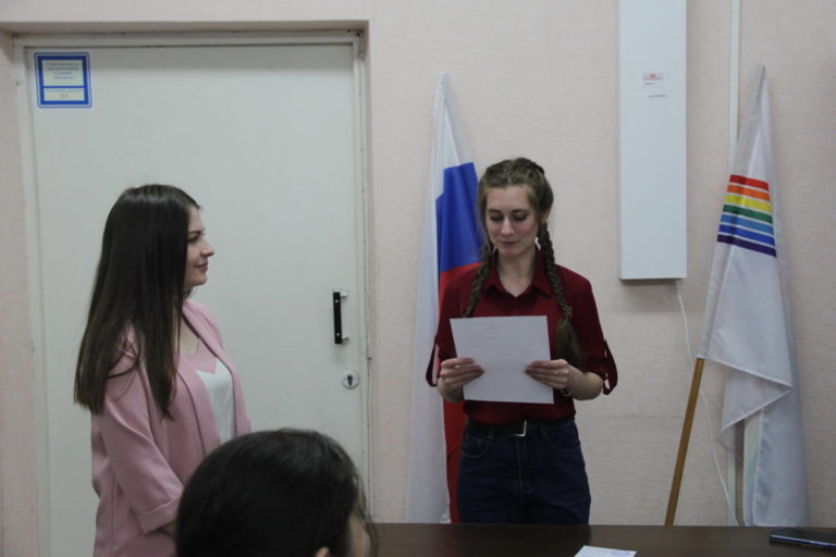 Председателем Студенческого совета колледжа культуры и искусств избрана Алексеева Валерия