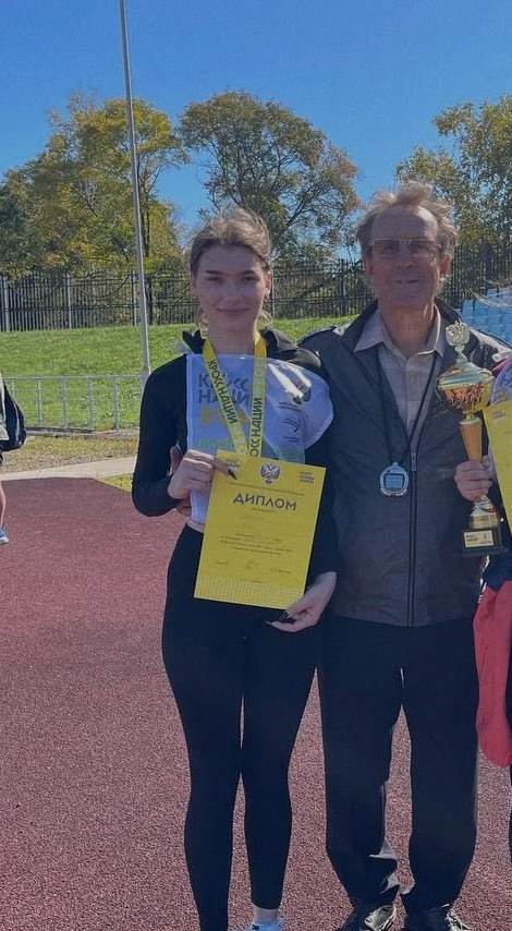 Юлия Олейник заняла III место во Всероссийском дне бега «Кросс нации 2021»